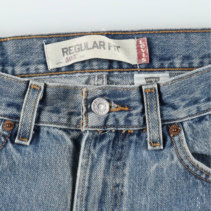 2000'S Levi's 505 Regular Fit Tapered Denim Pants, Men's Size W31 cotton blue type Vintage Second Hand