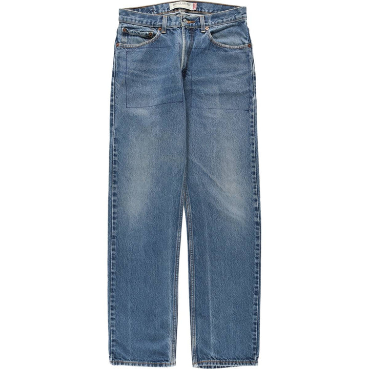Levi's 505 REGULAR FIT tapered denim pants for men, size w32 cotton blue type Vintage Second Hand