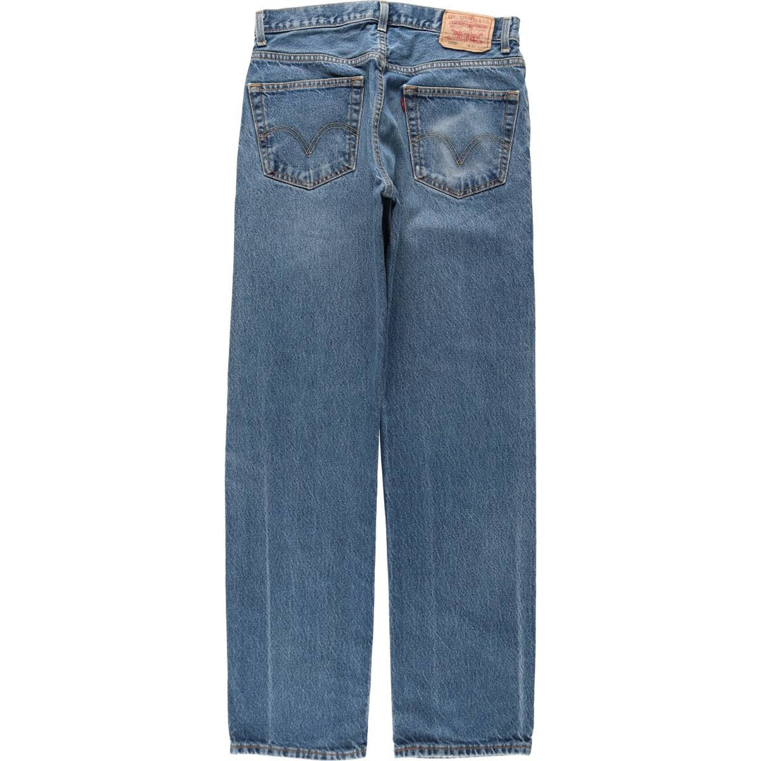 Levi's 505 REGULAR FIT tapered denim pants for men, size w32 cotton blue type Vintage Second Hand