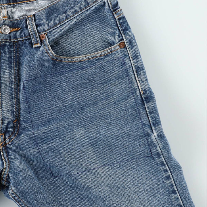 Levi's 505 REGULAR FIT tapered denim pants for men, size w32 cotton blue type Vintage Second Hand