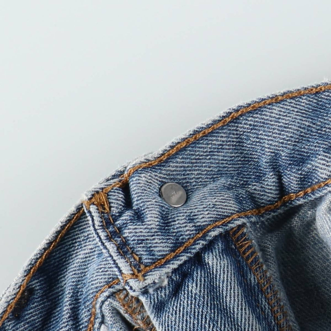 Levi's 505 tapered denim pants for men, size w36 unclear blue type Vintage Second Hand