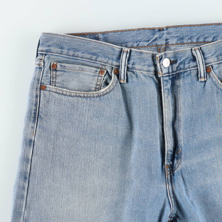 Levi's 505 tapered denim pants for men, size w36 unclear blue type Vintage Second Hand