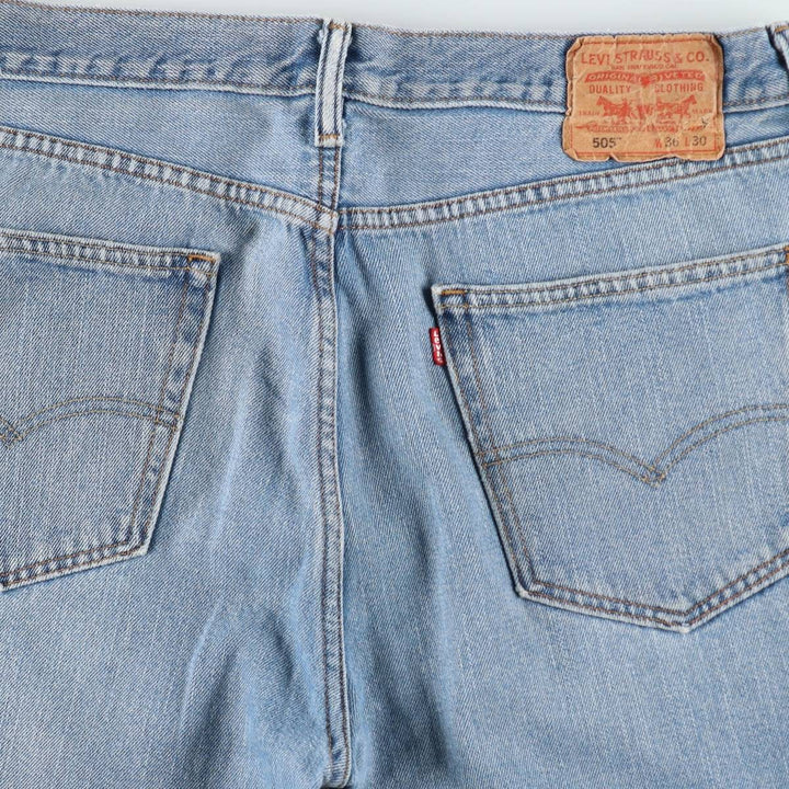 Levi's 505 tapered denim pants for men, size w36 unclear blue type Vintage Second Hand