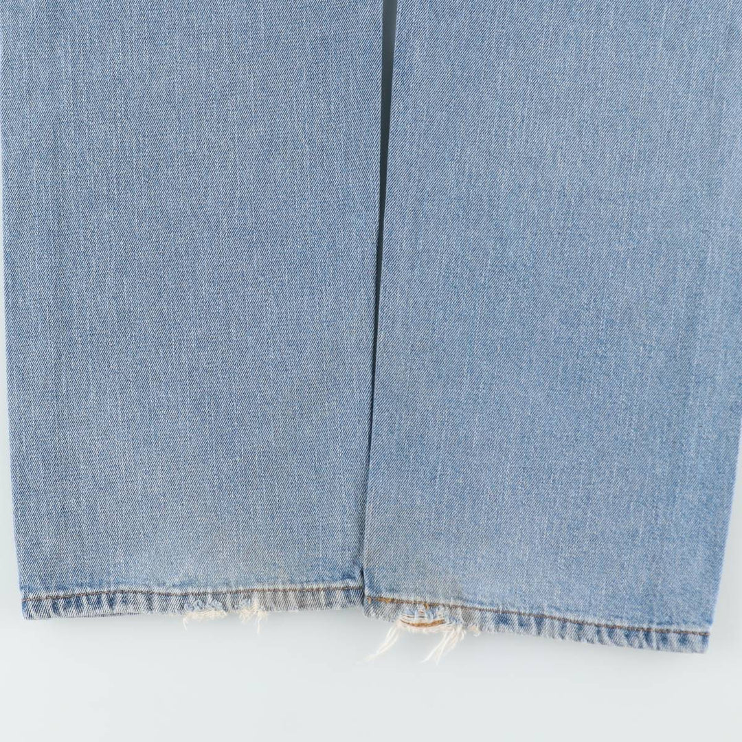 Levi's 505 tapered denim pants for men, size w36 unclear blue type Vintage Second Hand