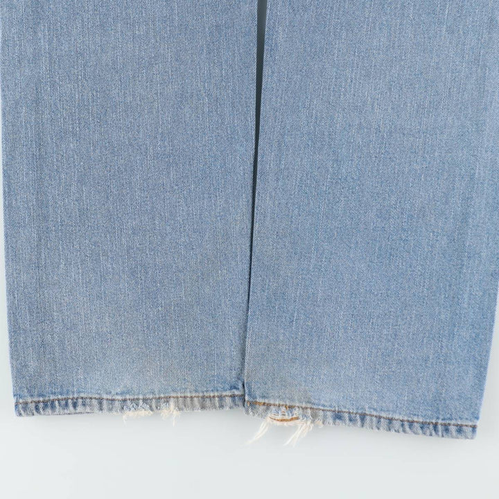 Levi's 505 tapered denim pants for men, size w36 unclear blue type Vintage Second Hand