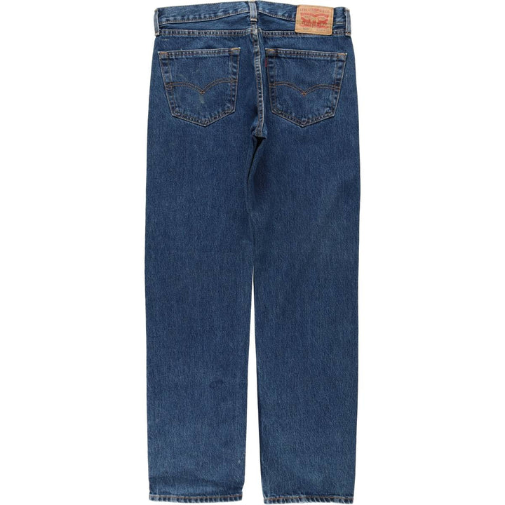 Levi's 505-4886 Straight Denim Pants, Men's, Size W34 cotton blue type Vintage Second Hand