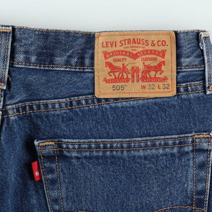 Levi's 505-4886 Straight Denim Pants, Men's, Size W34 cotton blue type Vintage Second Hand