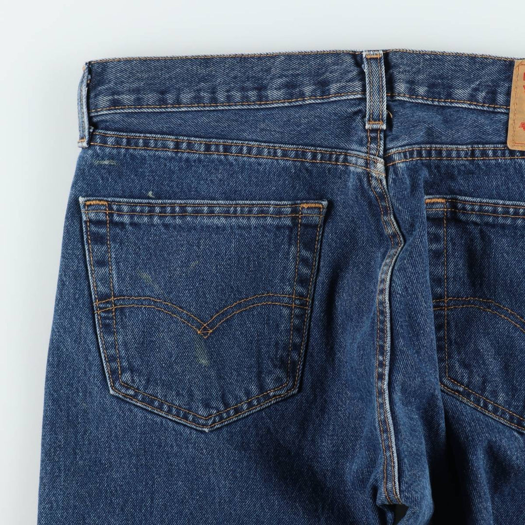 Levi's 505-4886 Straight Denim Pants, Men's, Size W34 cotton blue type Vintage Second Hand