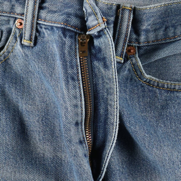 Levi's 505 Straight Denim Pants, Men's Size W34 (approx.) unclear blue type Vintage Second Hand