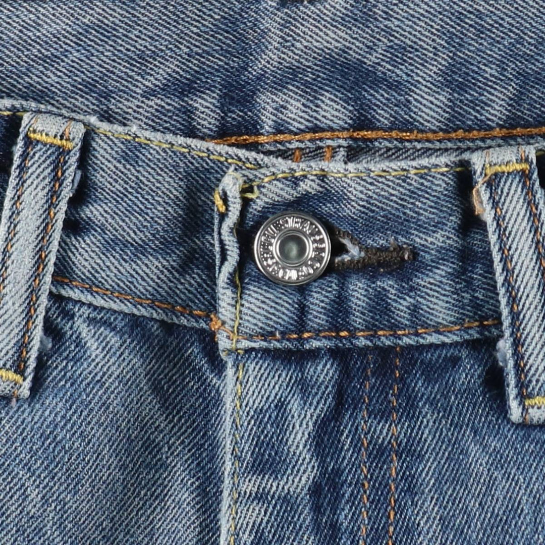 Levi's 505 Straight Denim Pants, Men's Size W34 (approx.) unclear blue type Vintage Second Hand