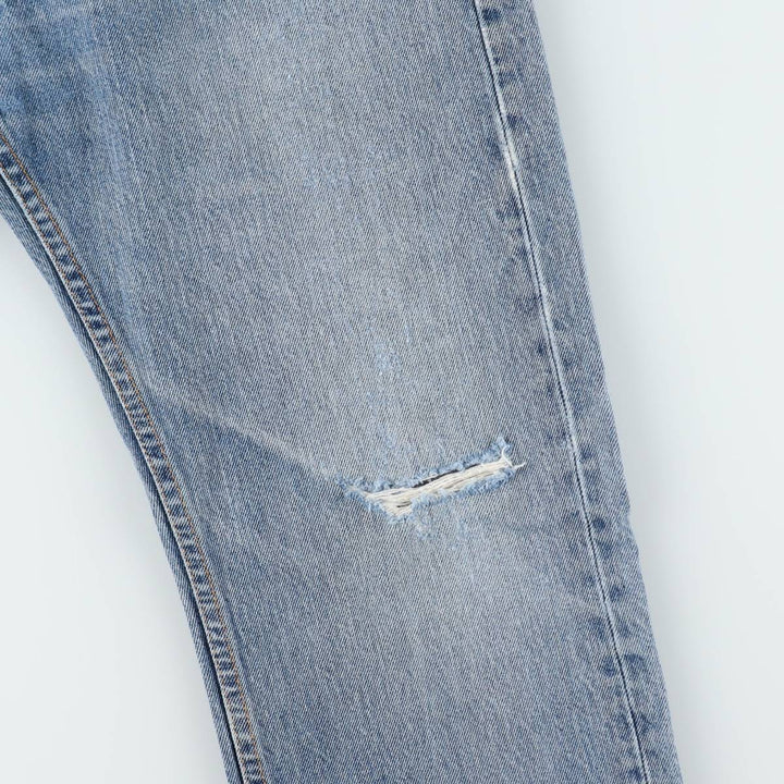Levi's 505 Straight Denim Pants, Men's Size W34 (approx.) unclear blue type Vintage Second Hand