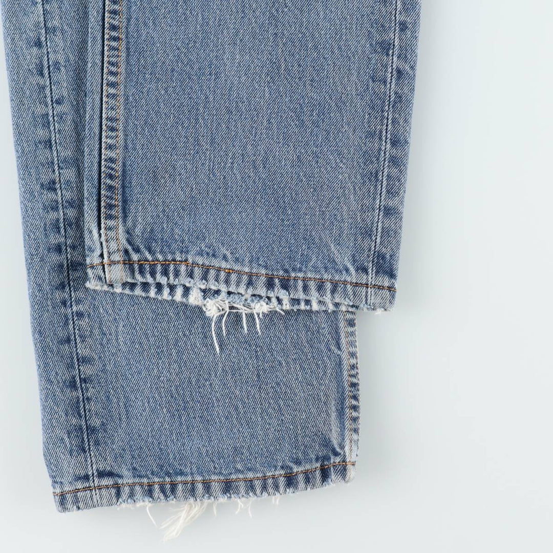 Levi's 505 Straight Denim Pants, Men's Size W34 (approx.) unclear blue type Vintage Second Hand