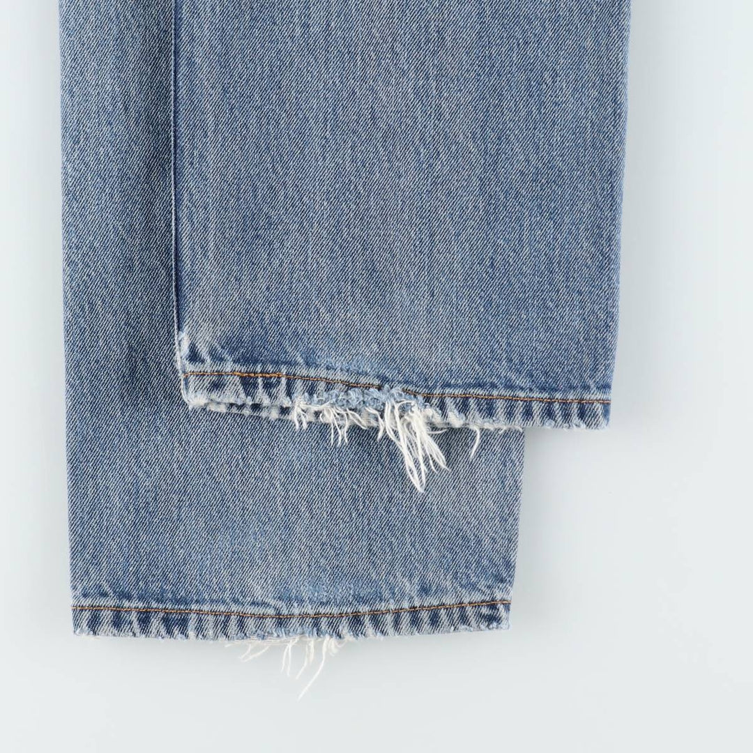Levi's 505 Straight Denim Pants, Men's Size W34 (approx.) unclear blue type Vintage Second Hand