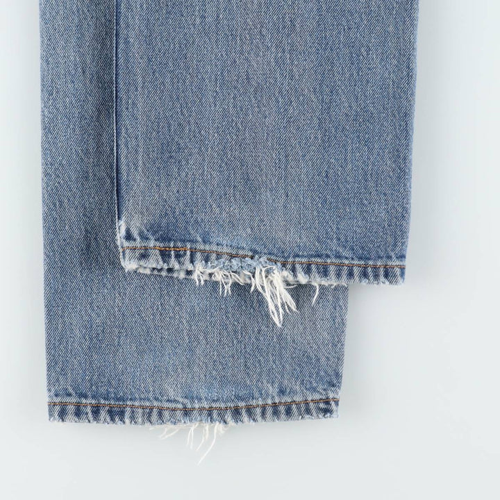 Levi's 505 Straight Denim Pants, Men's Size W34 (approx.) unclear blue type Vintage Second Hand