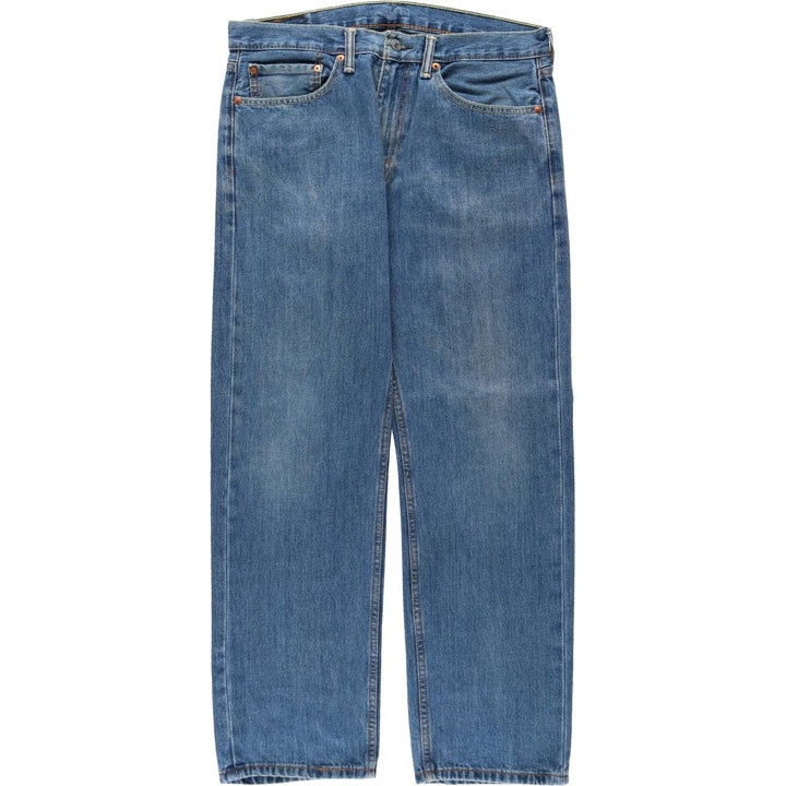 Levi's 505 tapered denim pants for men, equivalent to w35 cotton blue type Vintage Second Hand