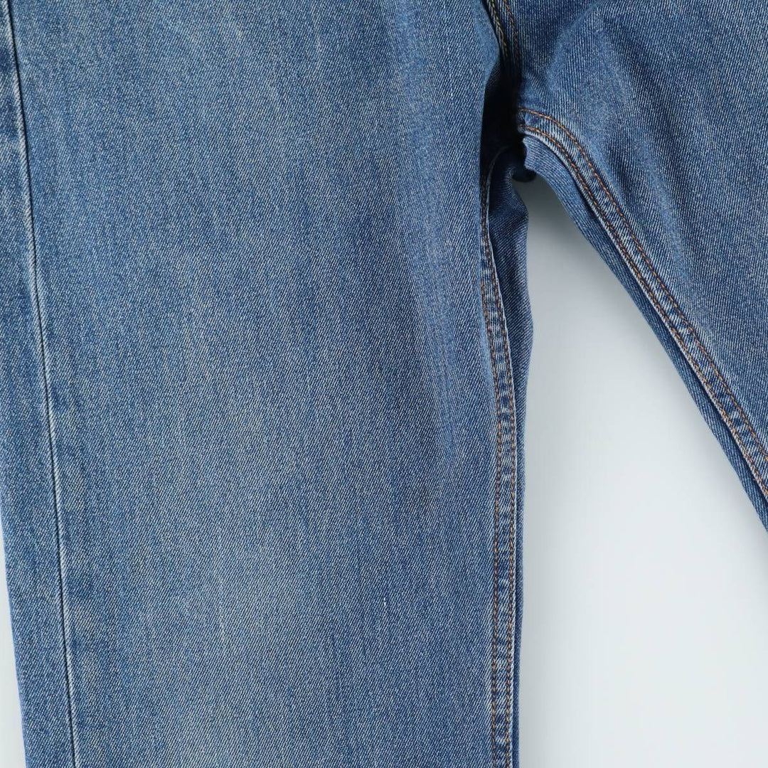 Levi's 505 tapered denim pants for men, equivalent to w35 cotton blue type Vintage Second Hand
