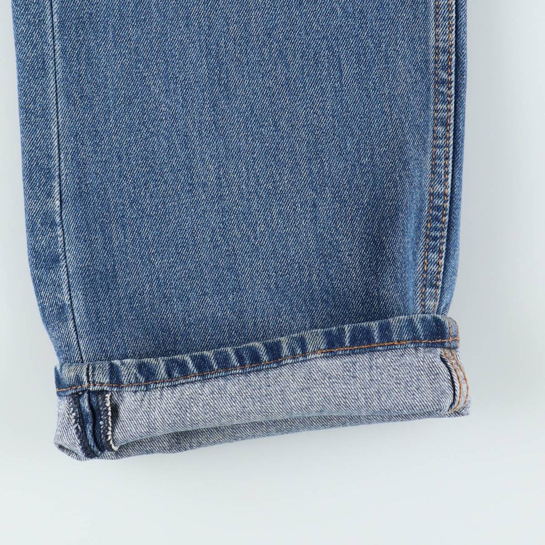 Levi's 505 tapered denim pants for men, equivalent to w35 cotton blue type Vintage Second Hand