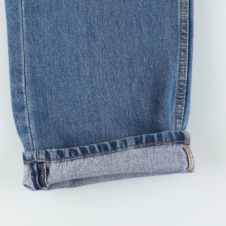 Levi's 505 tapered denim pants for men, equivalent to w35 cotton blue type Vintage Second Hand