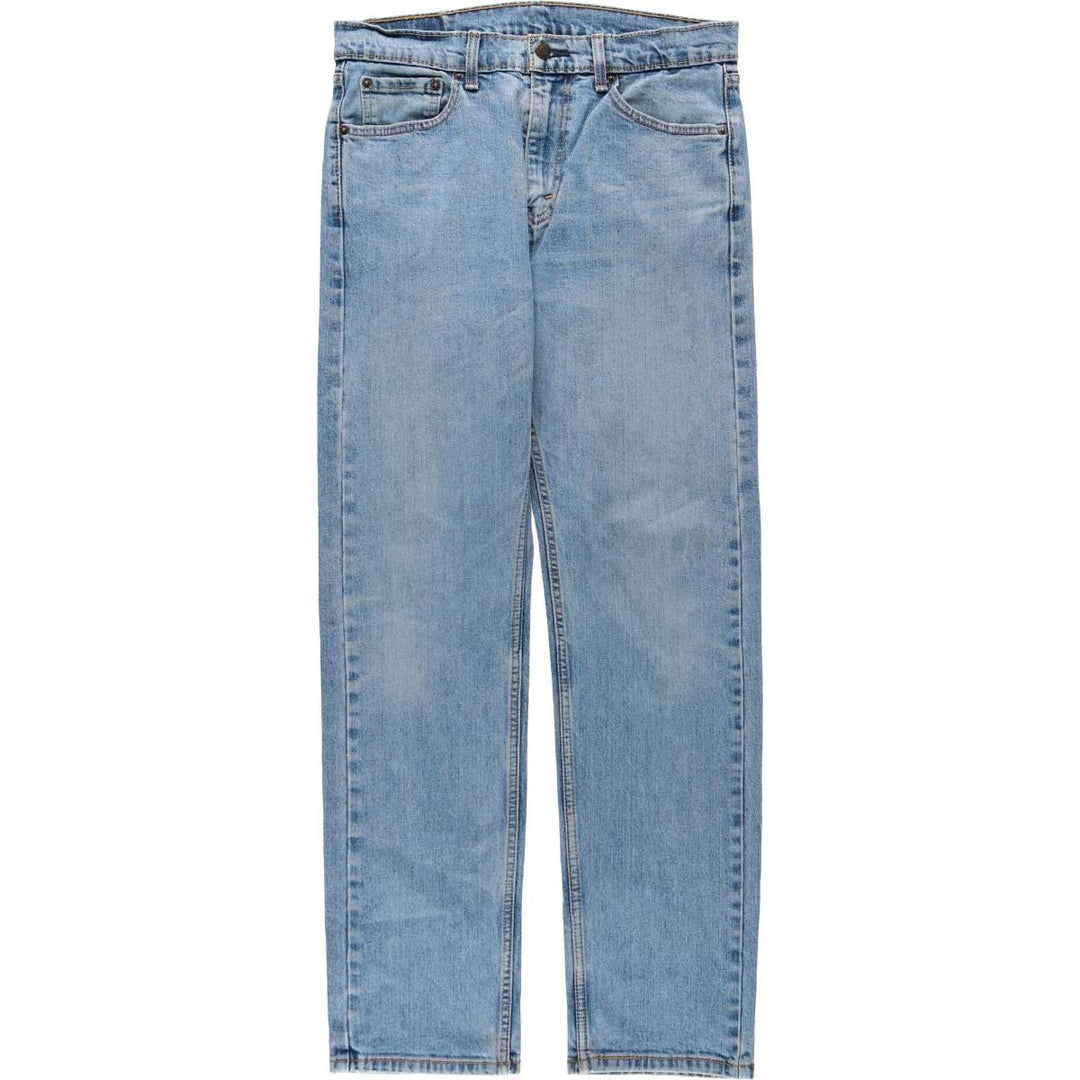 Levi's 505 tapered denim pants for men, equivalent to w32 cotton blue type Vintage Second Hand