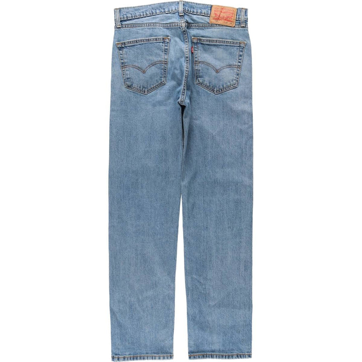Levi's 505 tapered denim pants for men, equivalent to w32 cotton blue type Vintage Second Hand