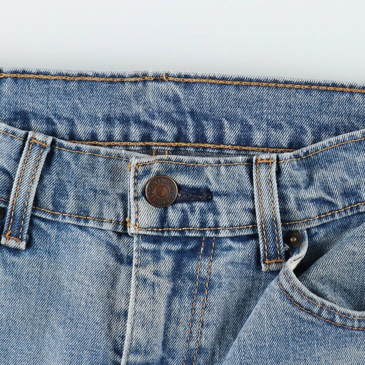 Levi's 505 tapered denim pants for men, equivalent to w32 cotton blue type Vintage Second Hand