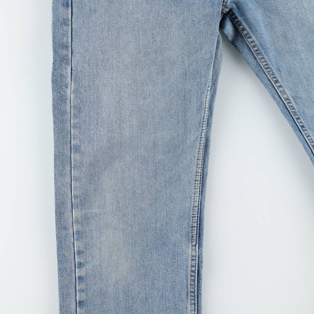 Levi's 505 tapered denim pants for men, equivalent to w32 cotton blue type Vintage Second Hand