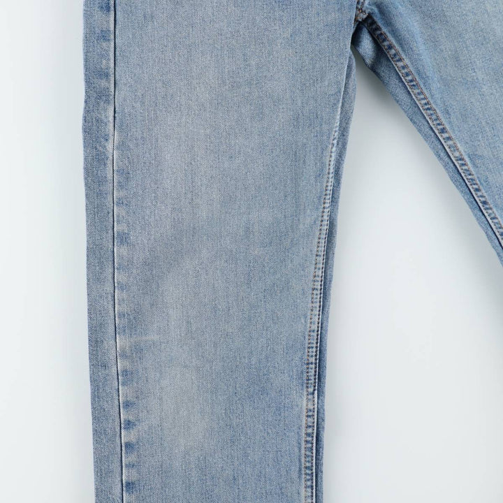 Levi's 505 tapered denim pants for men, equivalent to w32 cotton blue type Vintage Second Hand