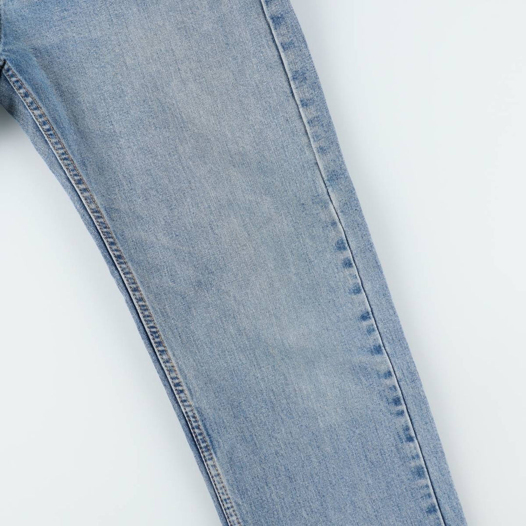 Levi's 505 tapered denim pants for men, equivalent to w32 cotton blue type Vintage Second Hand