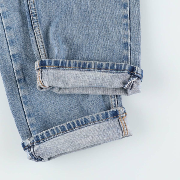 Levi's 505 tapered denim pants for men, equivalent to w32 cotton blue type Vintage Second Hand