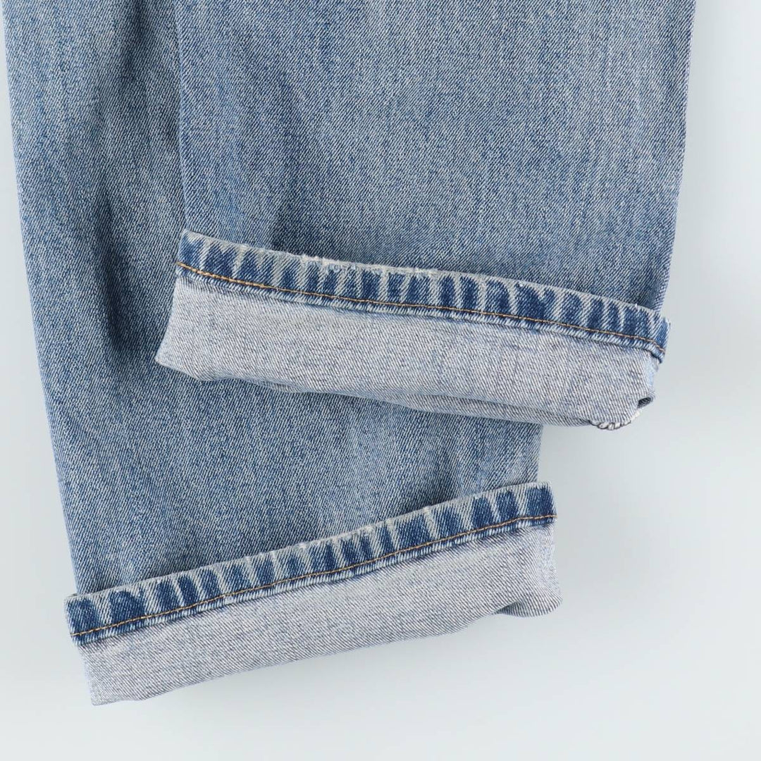 Levi's 505 tapered denim pants for men, equivalent to w32 cotton blue type Vintage Second Hand