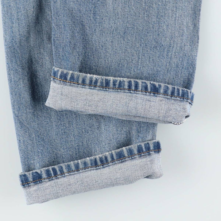 Levi's 505 tapered denim pants for men, equivalent to w32 cotton blue type Vintage Second Hand