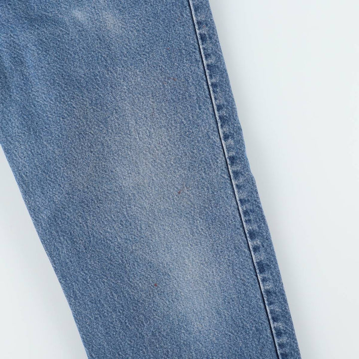 00'S Levi's 505 REGULAR FIT tapered denim pants for men, size w35 cotton blue type Vintage Second Hand