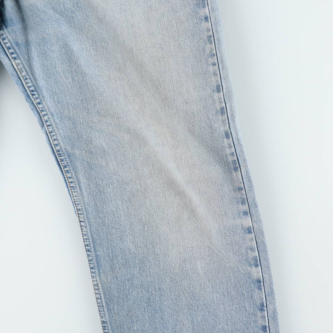 00'S Levi's 505 REGULAR FIT tapered denim pants for men, size w36 cotton blue type Vintage Second Hand