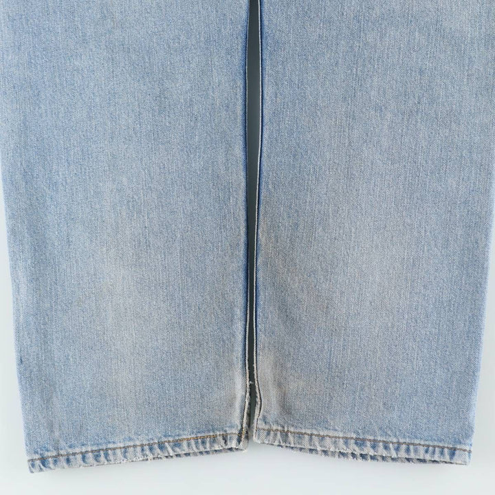 00'S Levi's 505 REGULAR FIT tapered denim pants for men, size w36 cotton blue type Vintage Second Hand