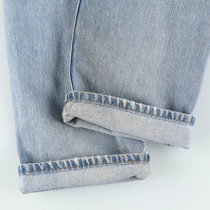 00'S Levi's 505 REGULAR FIT tapered denim pants for men, size w36 cotton blue type Vintage Second Hand