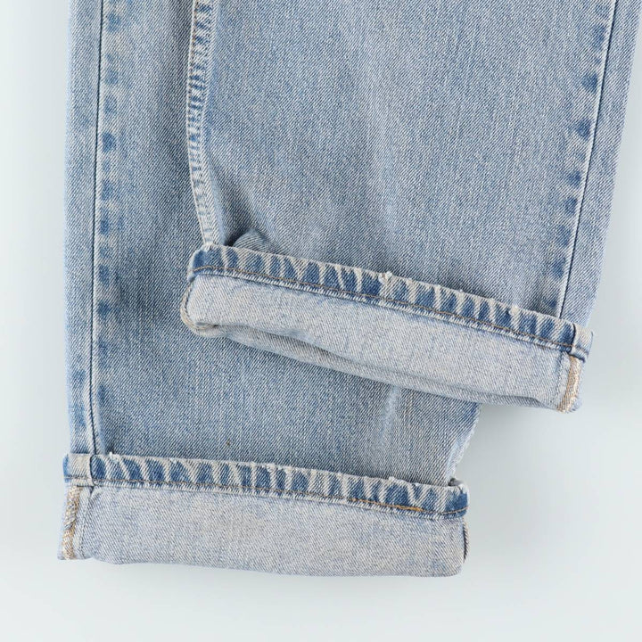 00'S Levi's 505 REGULAR FIT tapered denim pants for men, size w36 cotton blue type Vintage Second Hand