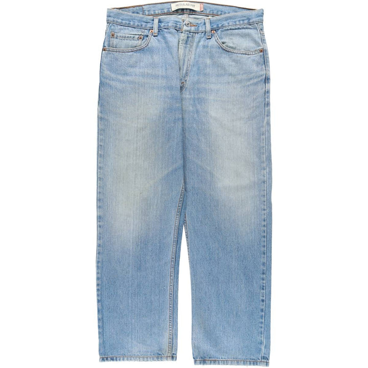 Levi's 505 REGULAR FIT tapered denim pants for men, size w37 cotton blue type Vintage Second Hand
