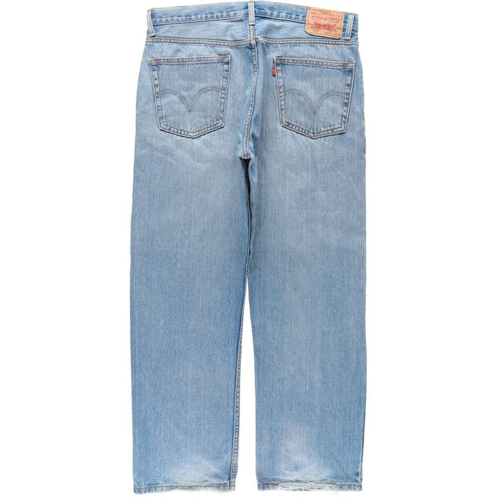 Levi's 505 REGULAR FIT tapered denim pants for men, size w37 cotton blue type Vintage Second Hand
