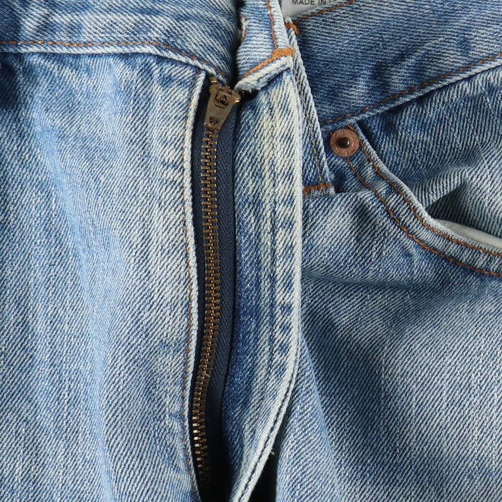 Levi's 505 REGULAR FIT tapered denim pants for men, size w37 cotton blue type Vintage Second Hand