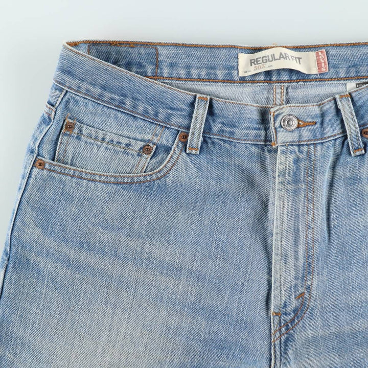 Levi's 505 REGULAR FIT tapered denim pants for men, size w37 cotton blue type Vintage Second Hand