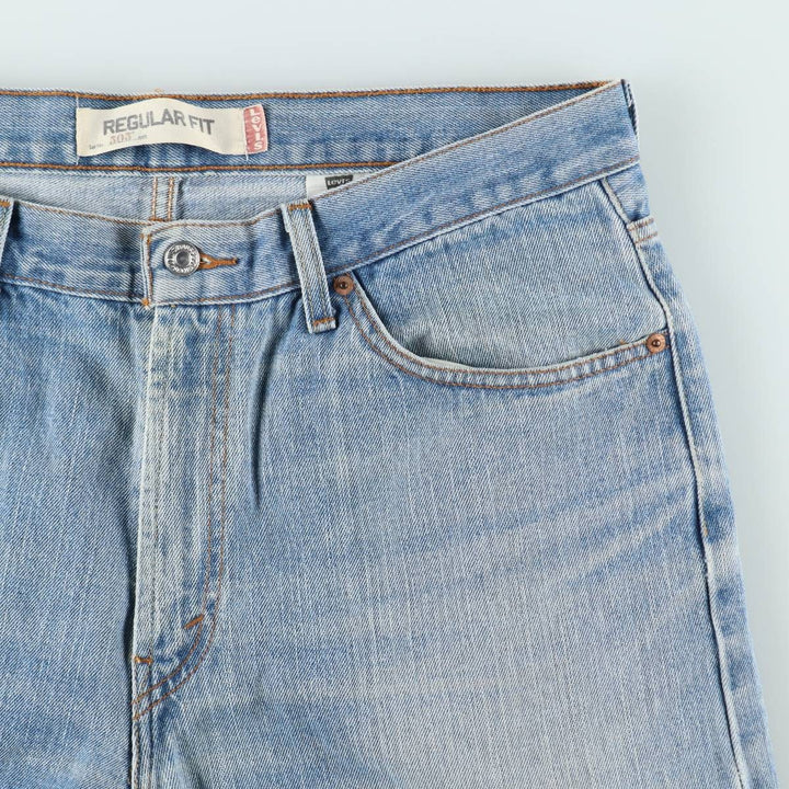 Levi's 505 REGULAR FIT tapered denim pants for men, size w37 cotton blue type Vintage Second Hand