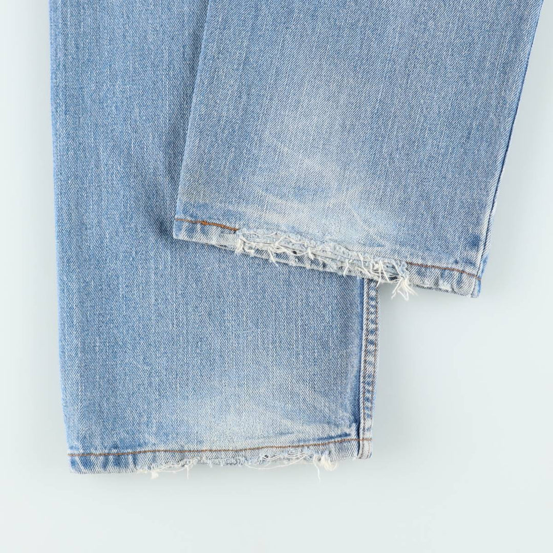 Levi's 505 REGULAR FIT tapered denim pants for men, size w37 cotton blue type Vintage Second Hand