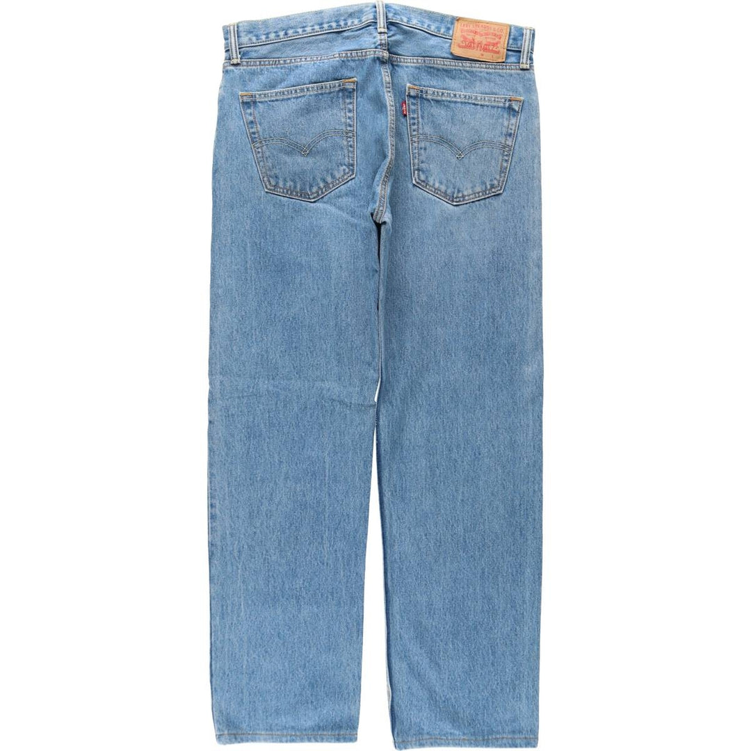 Levi's 505-4891 Tapered Denim Pants, Men's Size W37 (approx.) cotton blue type Vintage Second Hand