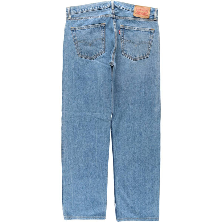 Levi's 505-4891 Tapered Denim Pants, Men's Size W37 (approx.) cotton blue type Vintage Second Hand