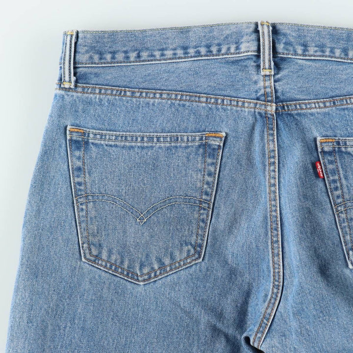 Levi's 505-4891 Tapered Denim Pants, Men's Size W37 (approx.) cotton blue type Vintage Second Hand