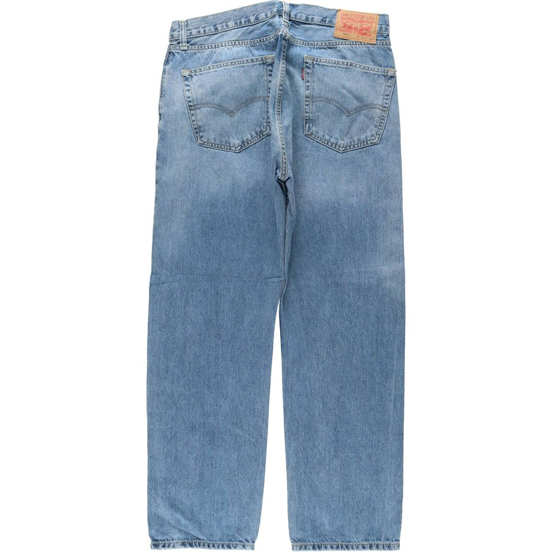 Levi's 505-1277 Straight Denim Pants, Men's Size W34 (approx.) cotton blue type Vintage Second Hand