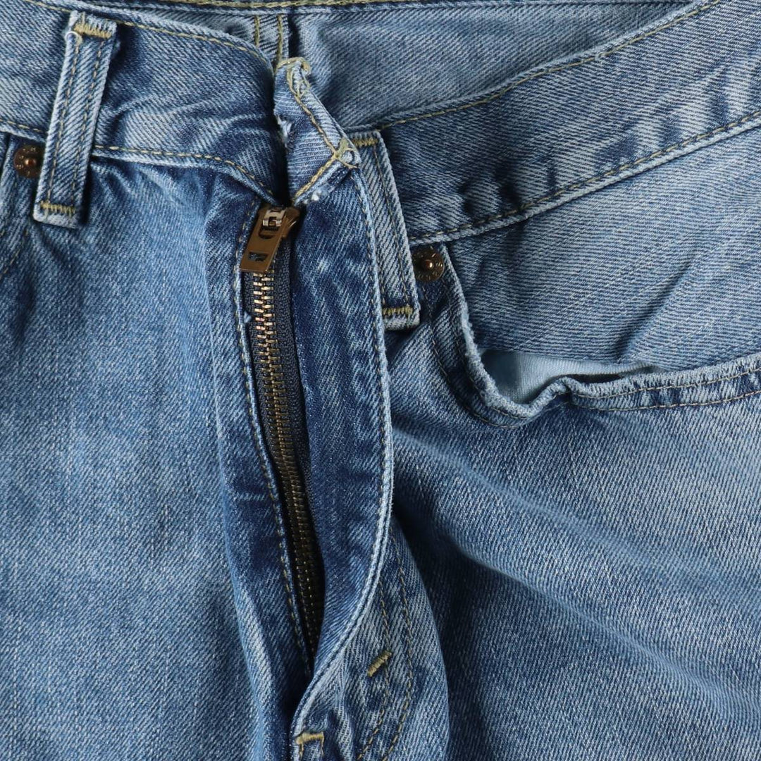 Levi's 505-1277 Straight Denim Pants, Men's Size W34 (approx.) cotton blue type Vintage Second Hand