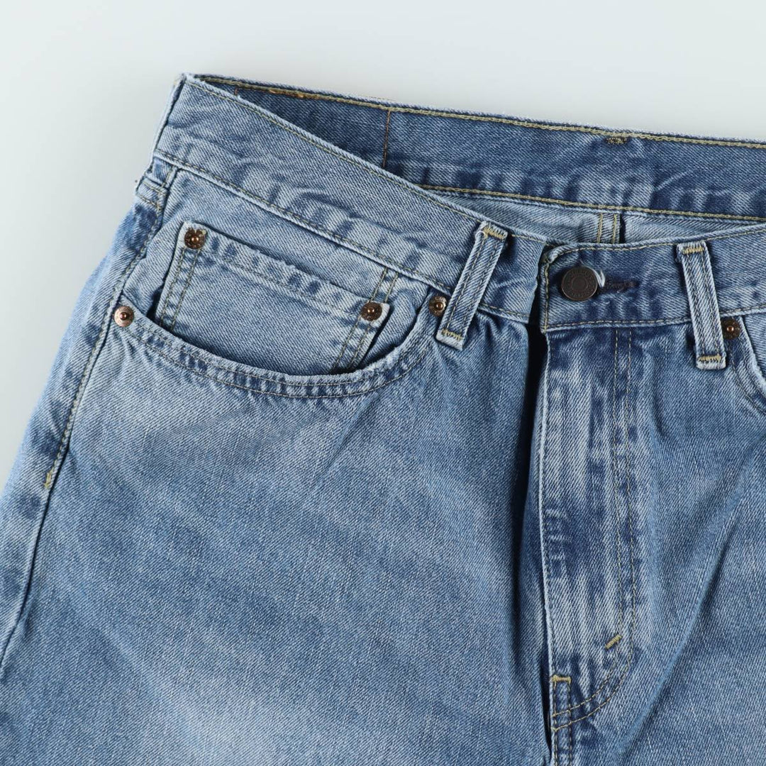 Levi's 505-1277 Straight Denim Pants, Men's Size W34 (approx.) cotton blue type Vintage Second Hand