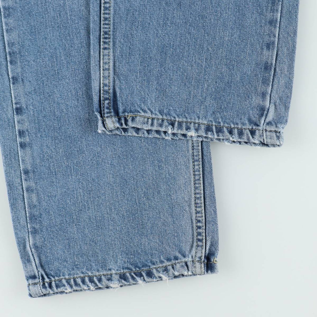 Levi's 505-1277 Straight Denim Pants, Men's Size W34 (approx.) cotton blue type Vintage Second Hand
