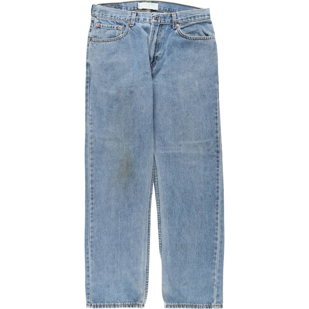 Levi's 505 REGULAR FIT tapered denim pants for men, size w33 cotton blue type Vintage Second Hand